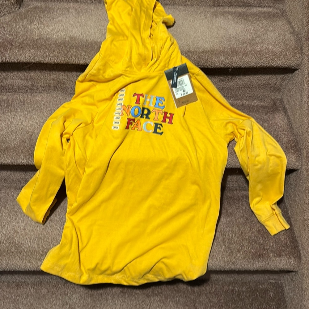 North Face Long Sleeve Hooded Tee